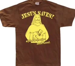 Jesus Saves! ...after he.. T-Shirt