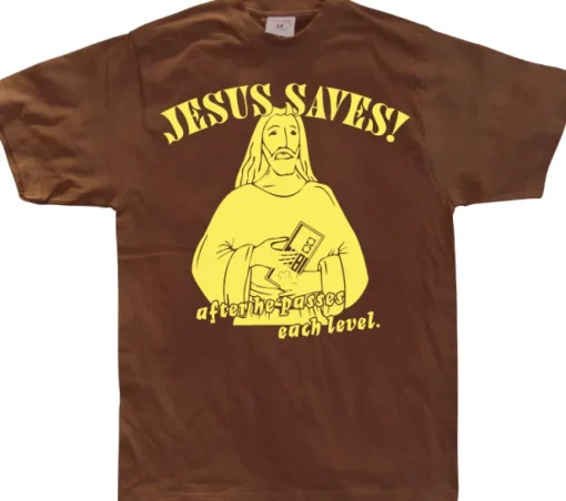 Jesus Saves! ...after he.. T-Shirt