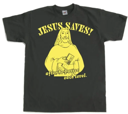 Jesus Saves! ...after he.. T-Shirt