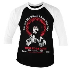 Jimi Hendrix - Live In New York Baseball 3/4 Sleeve Tee