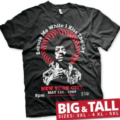 Jimi Hendrix - Live In New York Big & Tall T-Shirt