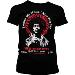 Jimi Hendrix - Live In New York Girly Tee