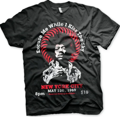 Jimi Hendrix - Live In New York T-Shirt