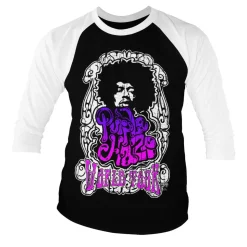 Jimi Hendrix - Purple Haze World Tour Baseball 3/4 Sleeve Tee