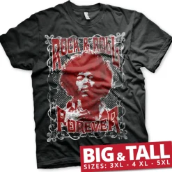 Jimi Hendrix - Rock 'n Roll Forever Big & Tall T-Shirt