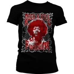 Jimi Hendrix - Rock 'n Roll Forever Girly Tee