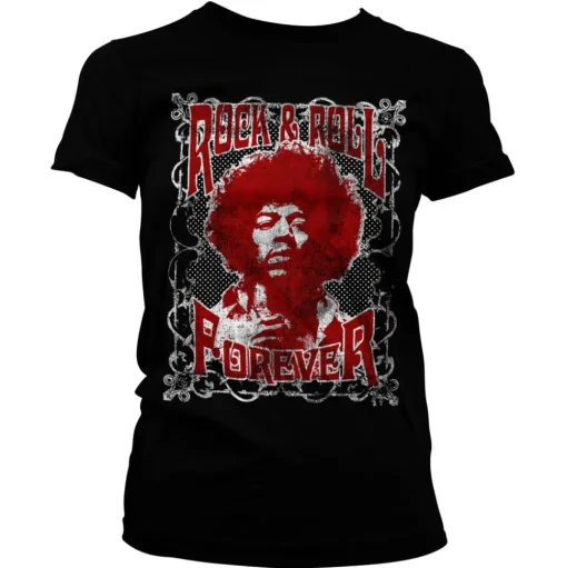 Jimi Hendrix - Rock 'n Roll Forever Girly Tee