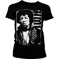 Jimi Hendrix Distressed Girly Tee