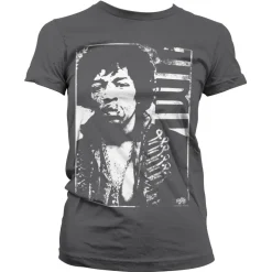 Jimi Hendrix Distressed Girly Tee