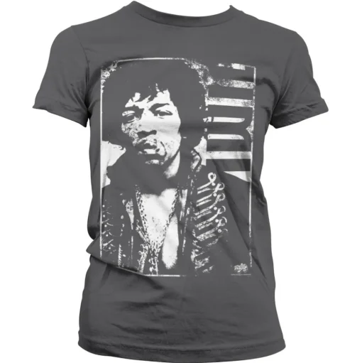 Jimi Hendrix Distressed Girly Tee