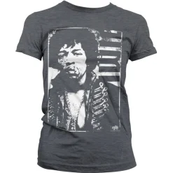 Jimi Hendrix Distressed Girly Tee