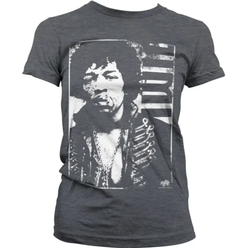 Jimi Hendrix Distressed Girly Tee