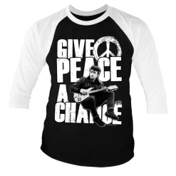 John Lennon - Give Peace A Chance Baseball 3/4 Sleeve Tee