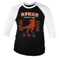 Jurassic Park - Isla Nublar Baseball 3/4 Sleeve Tee