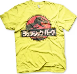 Jurassic Park - Japanese Distressed Logo T-Shirt