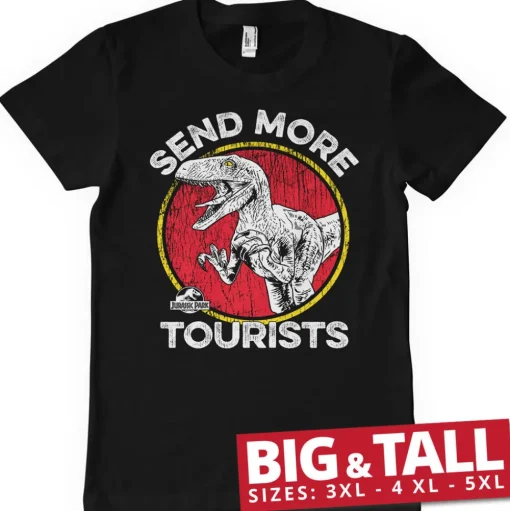 Jurassic Park - Send More Tourists Big & Tall T-Shirt