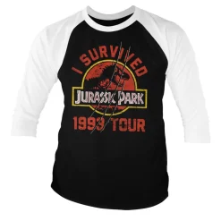 Jurassic Park 1993 Tour Baseball 3/4 Sleeve Tee