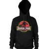 Jurassic Park Distressed Logo Hoodie