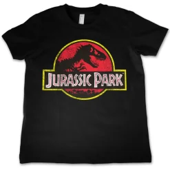 Jurassic Park Distressed Logo Kids T-Shirt