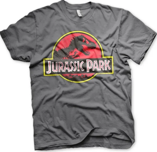 Jurassic Park Distressed Logo T-Shirt