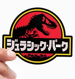 Jurassic Park Japanese Logo Sticker