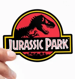 Jurassic Park Logotype Sticker