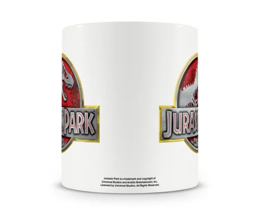 Jurassic Park Metallic Logo Coffee Mug