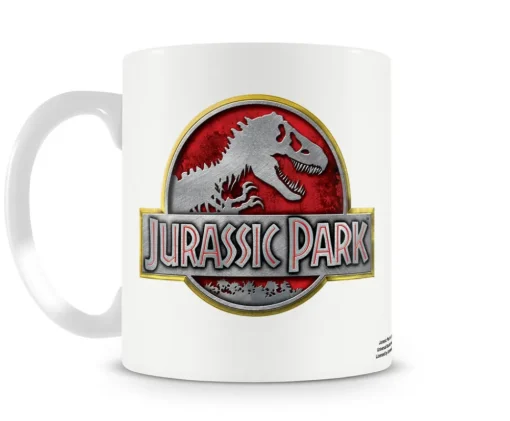 Jurassic Park Metallic Logo Coffee Mug