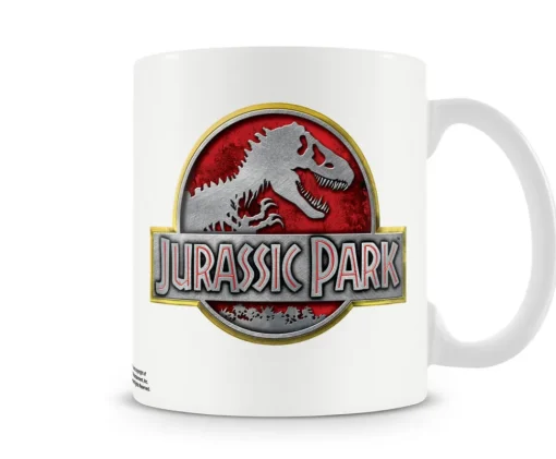 Jurassic Park Metallic Logo Coffee Mug