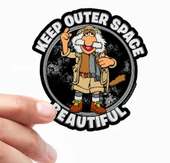 Keep Outer Space Beautiful Sticker