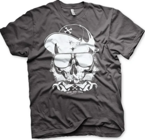 Kick Ass Crew Skull T-Shirt