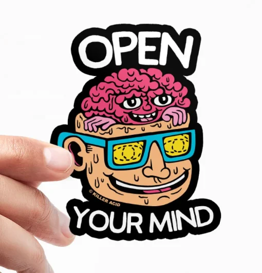 Killer Acid - Open Your Mind Sticker