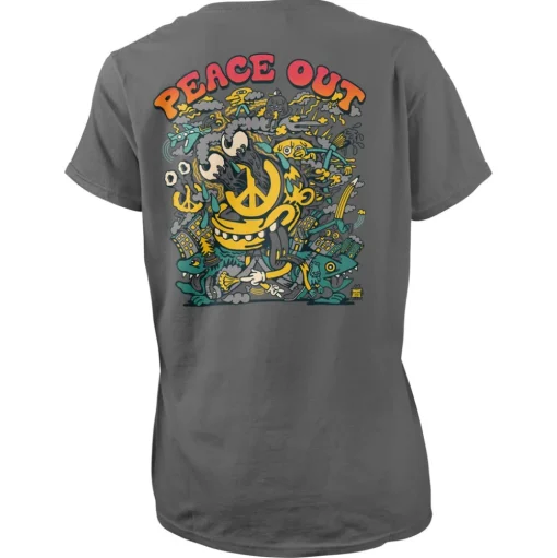 Killer Acid - Peace Out Girly Tee