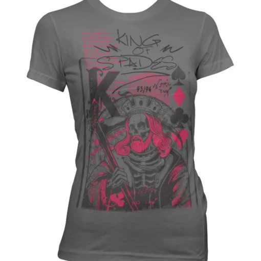 King Of Spades Girly T-Shirt