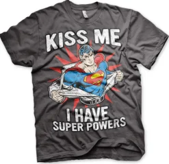 Kiss Me - I Have Super Powers T-Shirt
