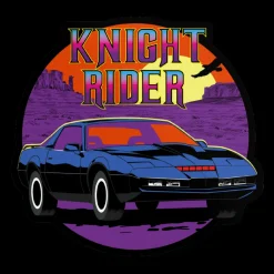 Knight Rider Sunset Sticker