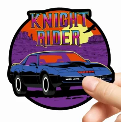 Knight Rider Sunset Sticker