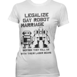 Legalize Gay Robot Marriage Girly Tee