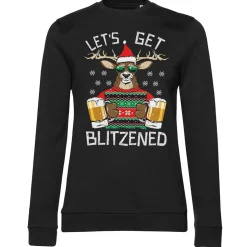 Let's Get Blitzened Girly Sweatshirt