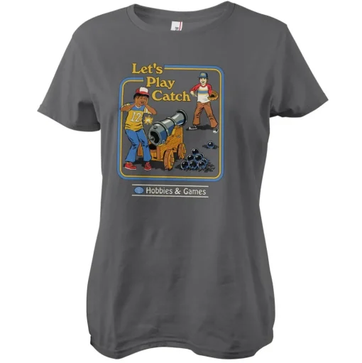Let's Play Catch Girly Tee