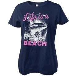 Life Is A Beach Girly Tee