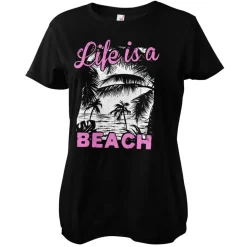Life Is A Beach Girly Tee