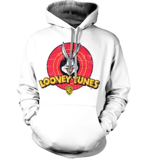 Looney Tunes Distressed Logo Hoodie