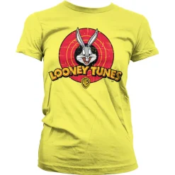 Looney Tunes Distressed Logo Girly Tee