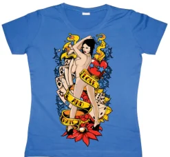 Love And Hate Pin-Up Girly Tee