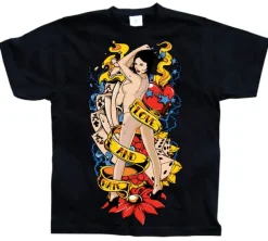 Love And Hate Pin-Up T-Shirt