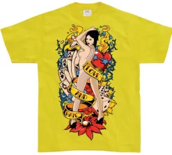 Love And Hate Pin-Up T-Shirt