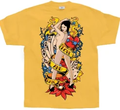 Love And Hate Pin-Up T-Shirt
