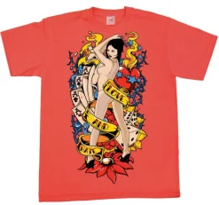 Love And Hate Pin-Up T-Shirt