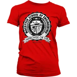Macgyver School Of Engineering Girly Tee
